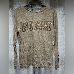 PINK Open Back Shirt Size XS